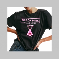 Black Pink - čierne pánske tričko 100%bavlna Black Pink - čierne pánske tričko 100%bavlna
